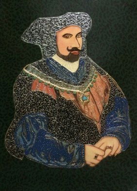 Original Verdult "King",panel.: William Verdult "The Dutchmaster","King", oil on panel, 30" x40", Reg#7422. Appraised $255,000. Item was seized from Germany's "Bernie Madoff" Half Billion Dollar Ponzi Schemer, Ulrich Engler. This pi