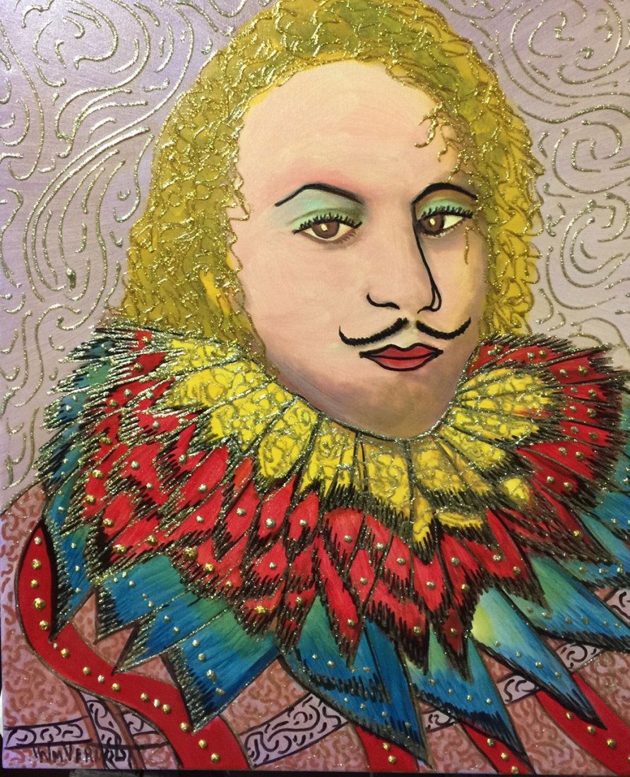 Original Verdult "Prince of Wales in 1612",canvas: William Verdult "The Dutchmaster","Prince of Wales in 1612", oil on canvas, 20" x 24", Reg#7939. Appraised $240,000. From the Kings and Queens of Europe Collection. Item was seized from Germany's "Ber