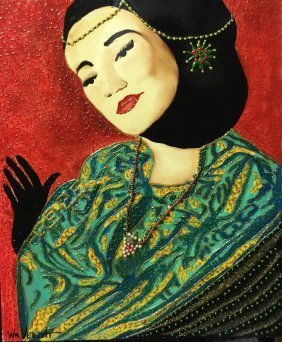 Original Verdult "Untitled" oil panel: William Verdult "The Dutchmaster","Untitled", oil on panel, 20" x 24"", Reg#3142. Appraised $230,000. From the Kings and Queens of Europe Collection. Item was seized from Germany's "Bernie Madoff" Hal