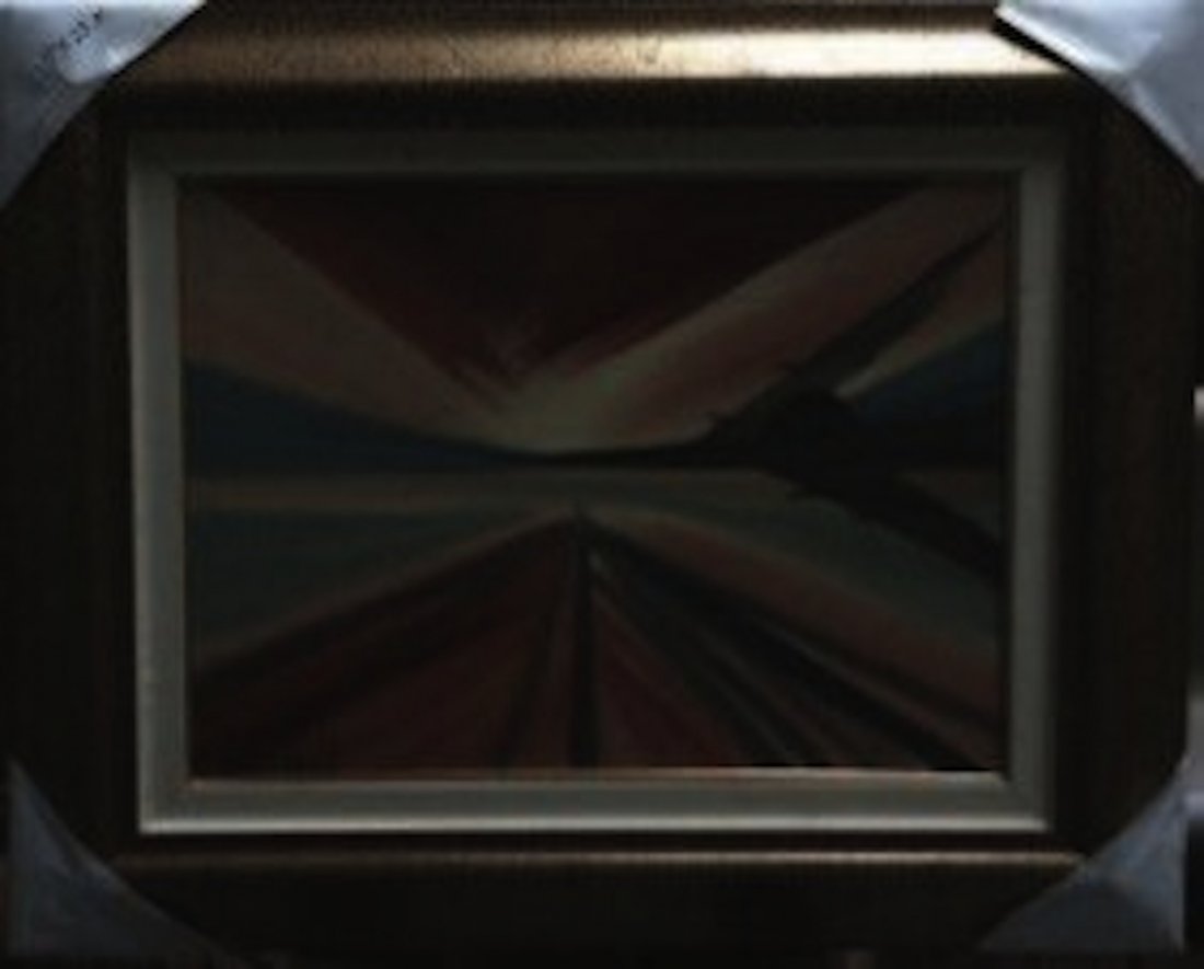 Original Verdult "Air Speeder"oil canvas: William Verdult "The Dutchmaster","Air Speeder", oil on canvas, 24" x 18", Reg#85158. Appraised $167,000. Item was seized from Germany's "Bernie Madoff" Half Billion Dollar Ponzi Schemer, Ulrich Engle