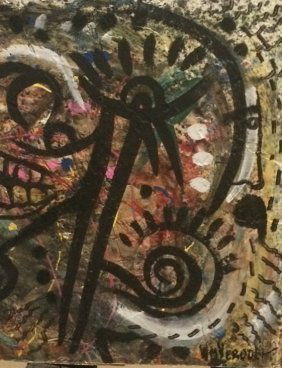 Original Verdult "Terror & Motion" panel: William Verdult "The Dutchmaster","Terror and Motion" oil on panel, 19" x 24", Reg#1141. Appraised $117,000. Item was seized from Germany's "Bernie Madoff" Half Billion Dollar Ponzi Schemer, Ulrich En