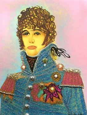 Original Verdult "King", oil on panel: William Verdult "The Dutchmaster","King", oil on panel, 30" x 40". From Kings and Queens of Europe Collection. Reg#11989 Appraised $315,000 Item was seized from Germany's "Bernie Madoff" Half Billion