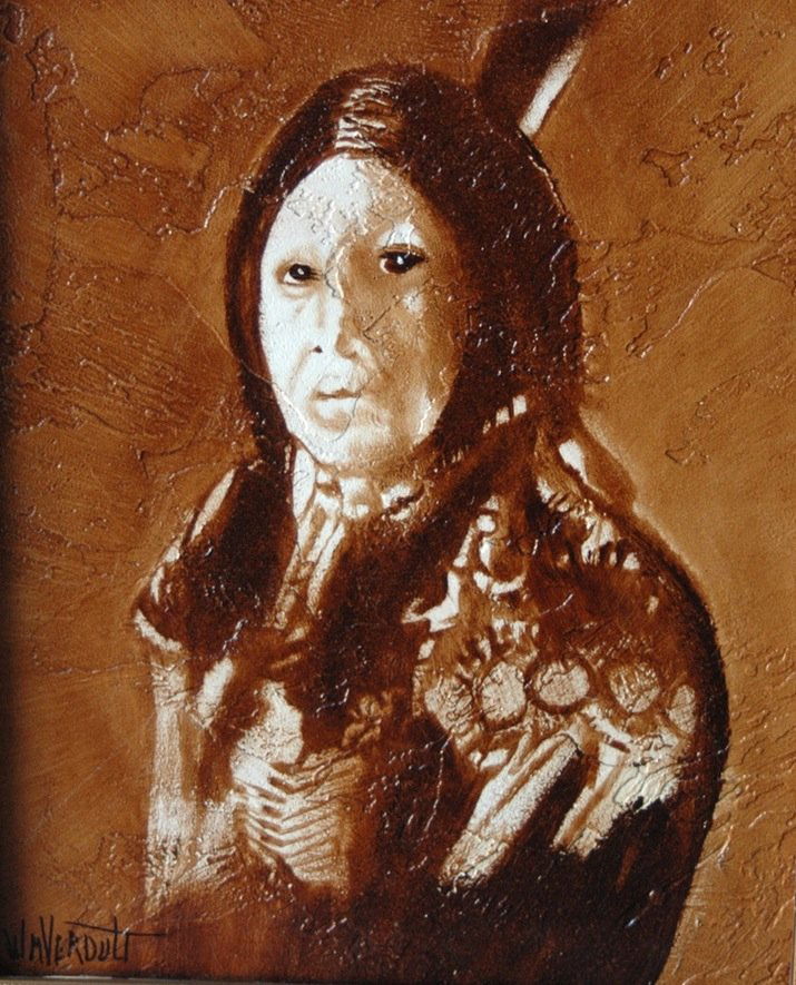 Original Verdult "Spotted Elk", oil board: William Verdult "The Dutchmaster","Spotted Elk" oil on board, 28" x 22". Registered. Appraised $178,000. Item was seized from Germany's"Bernie Madoff" Half Billion Dollar Ponzi Schemer, Ulrich Engler.