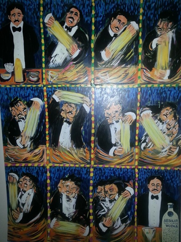 Guy Buffet "Shaken not Stirred": Original hand signed and numbered serigraph on paper; Image size 33" x 25", from the Printers Proof edition, unframed