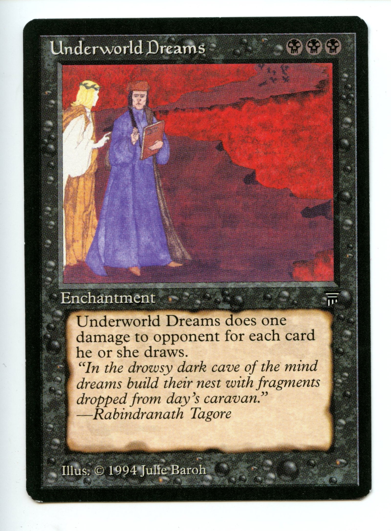 Magic the Gathering - Underworld Dreams   - Legends  - Lightly Played (1 of 2)