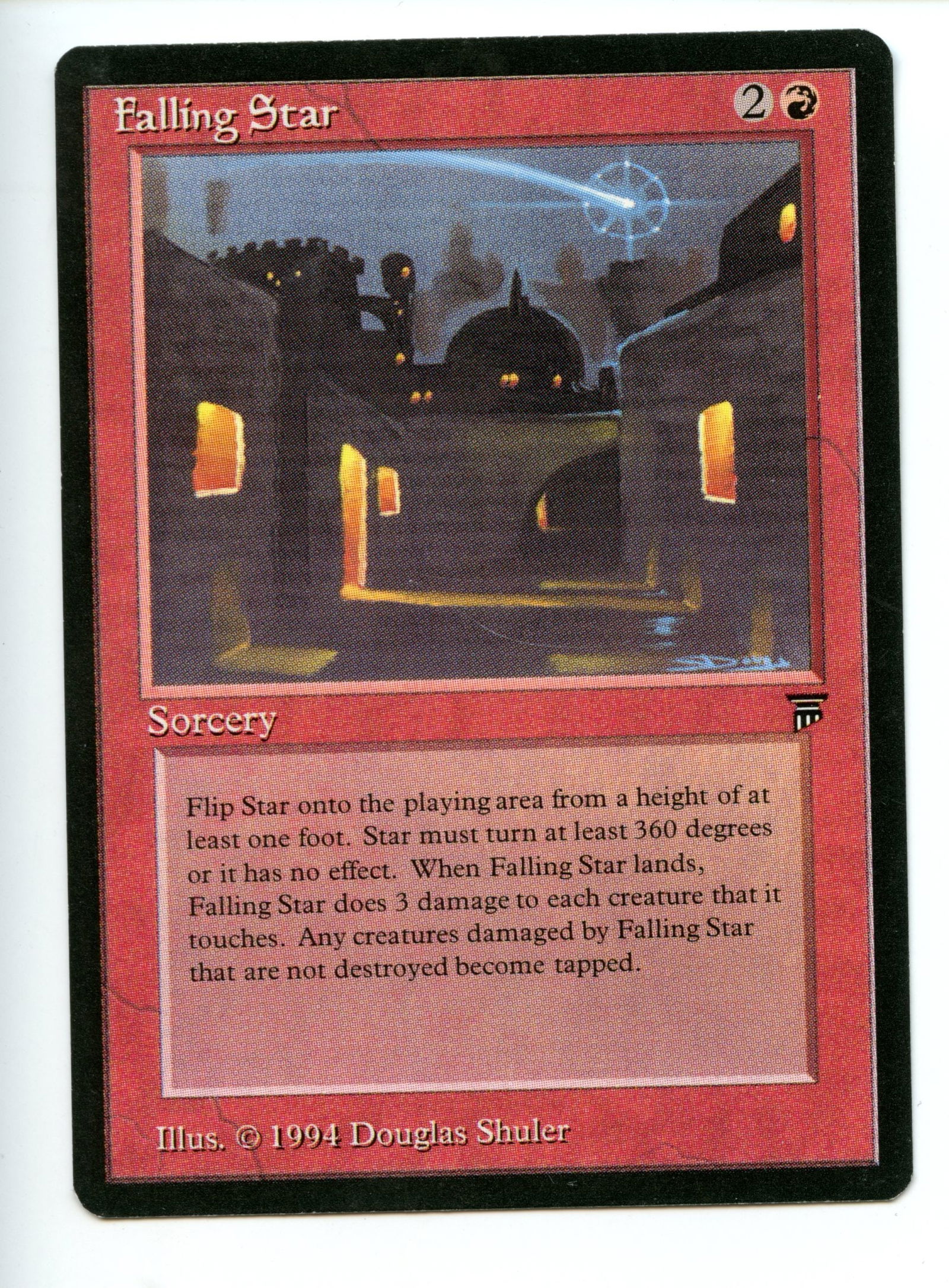 Magic the Gathering - Falling Star  - Legends - Lightly Played (1 of 2)