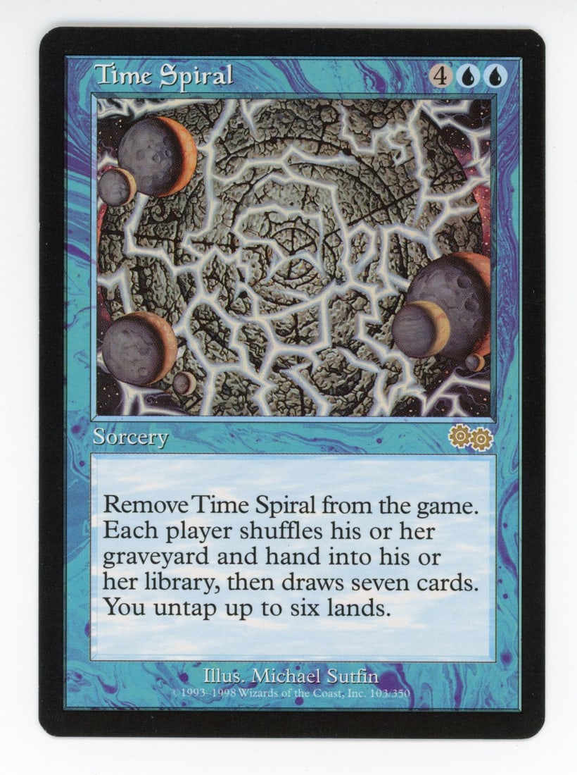 Magic The: Gathering  - Time Spiral   - Urza's Saga  - Near Mint (1 of 2)