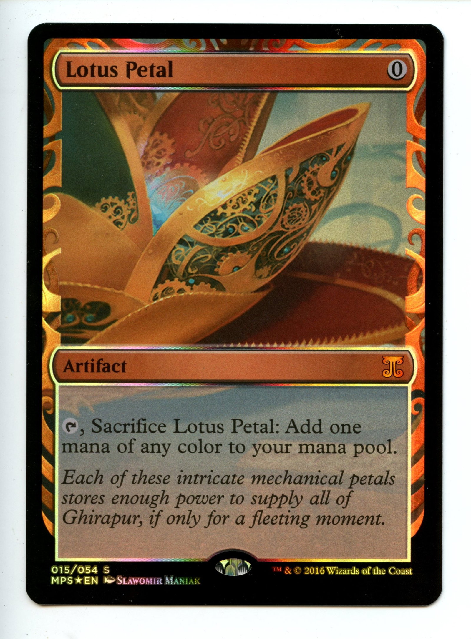 Magic the Gathering - Lotus Petal - Kaladesh Inventions - Near Mint: This lot contains 1x copy of the card listed in the title, in the condition specified