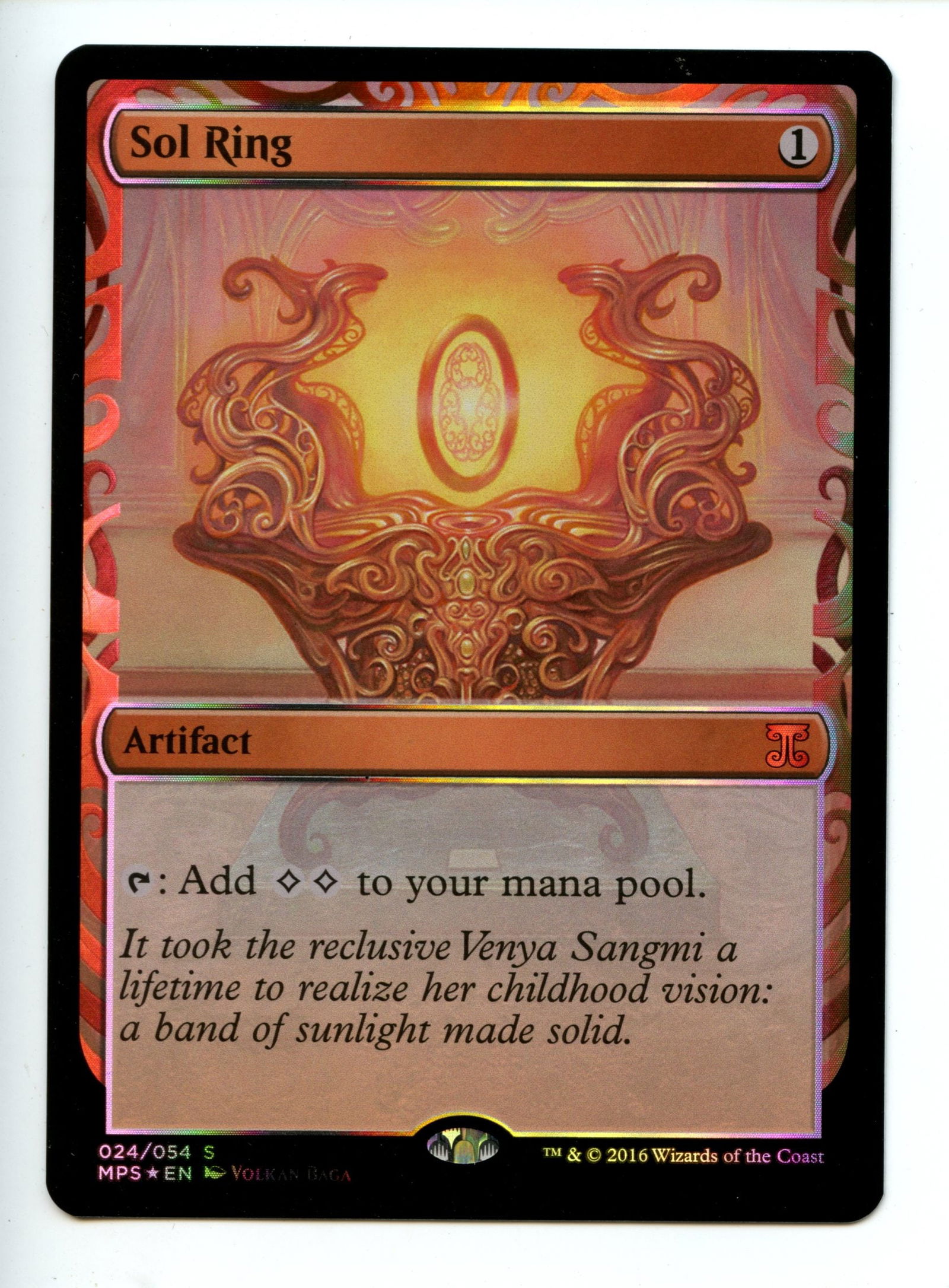 Magic the Gathering - Sol Ring  - Kaladesh Inventions - Near Mint (1 of 2)