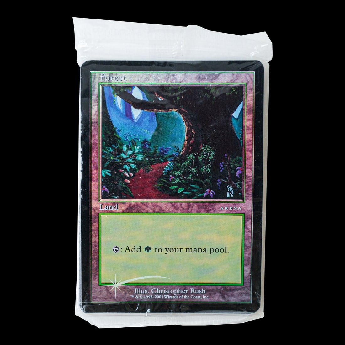 Magic the Gathering TCG - Arena Forest Foil Promo Pack - Sealed. (1 of 1)