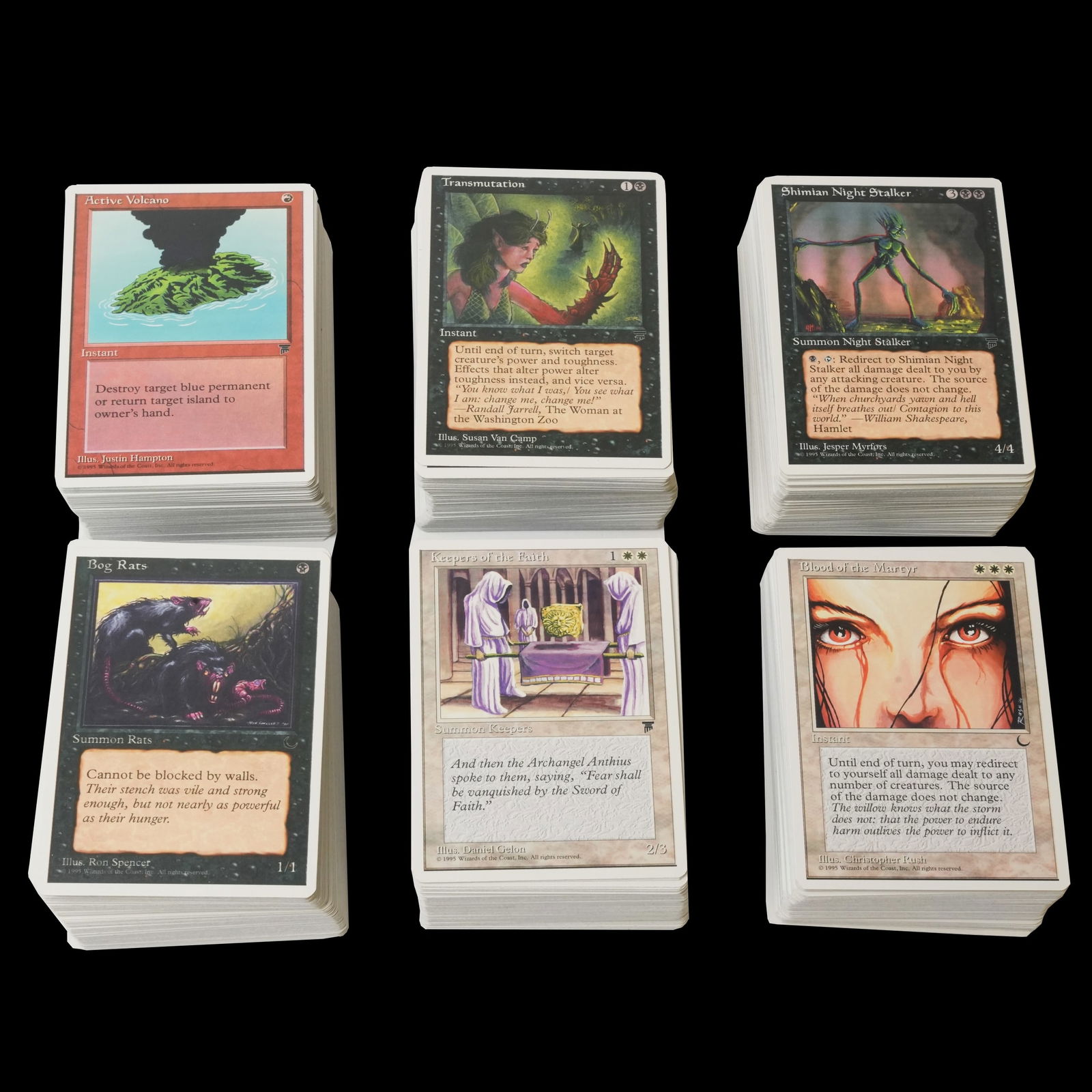 Magic The Gathering Chronicles Collection.: This lot contains over 1100 cards from the Chronicles expansion. It includes rares, uncommon and common cards and over 6 copies of Ashnod's Altar! All cards range from near mint to excellent cond