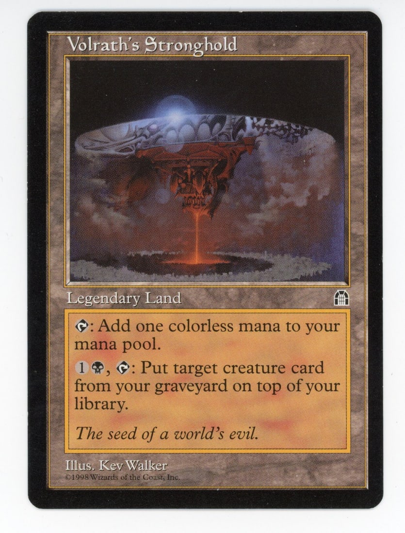 Magic The: Gathering  - Volrath's Stronghold   - Stronghold  - Near Mint (1 of 2)