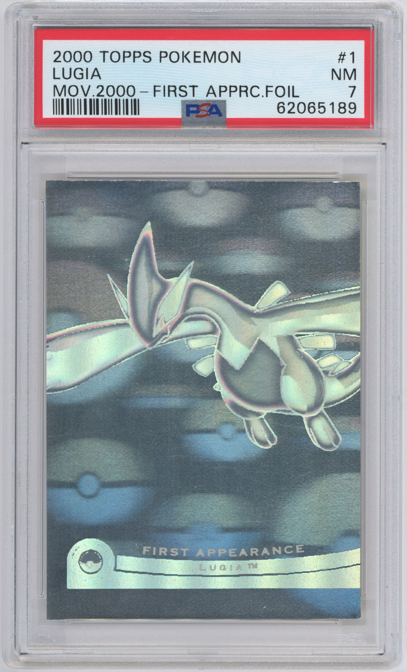 Pokemon Topps - PSA 7 Lugia First Appearance Foil - Pokemon The Movie 2000 (1 of 2)