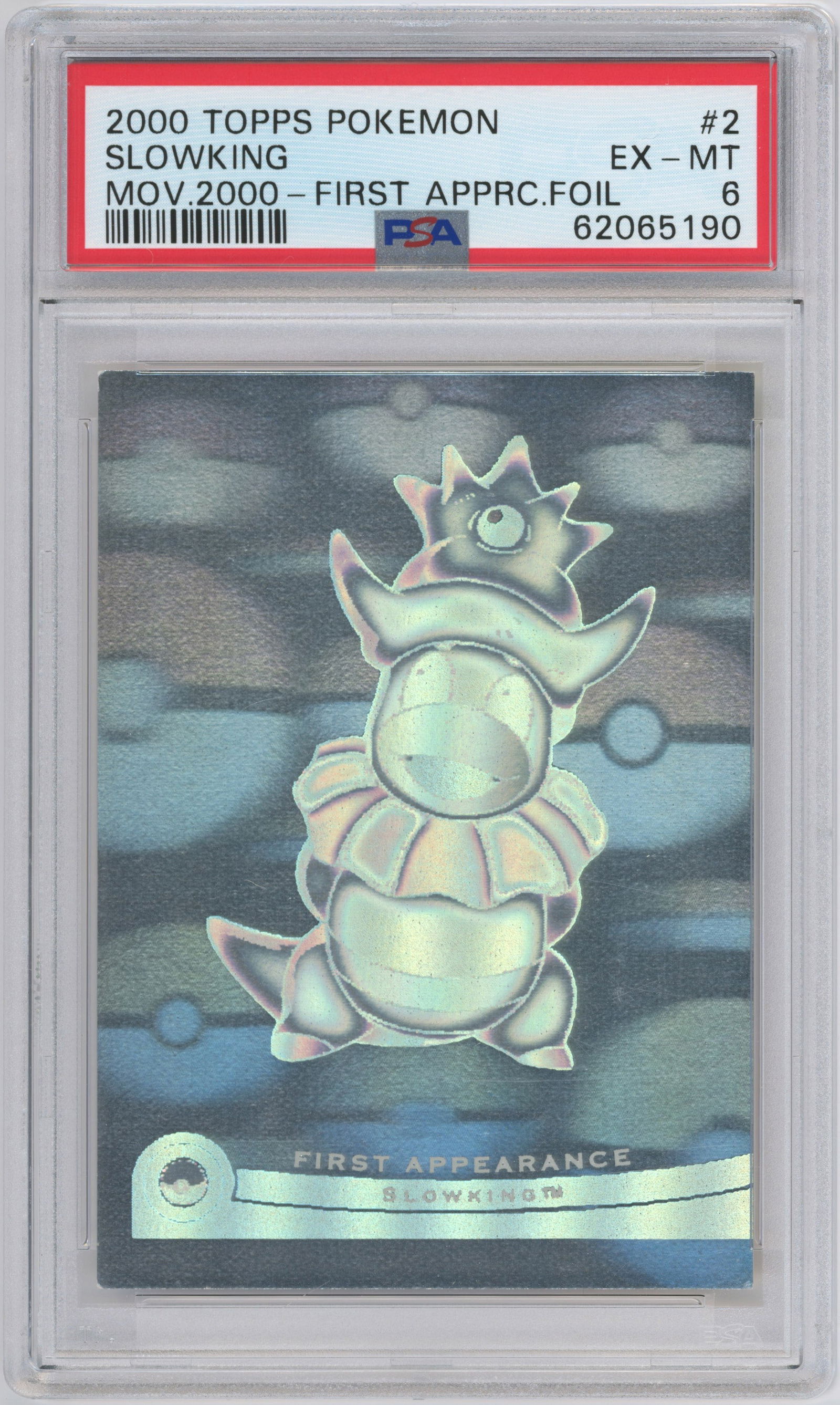 Pokemon Topps - PSA 6 Slowking First Appearance Foil - Pokemon The Movie 2000 (1 of 2)