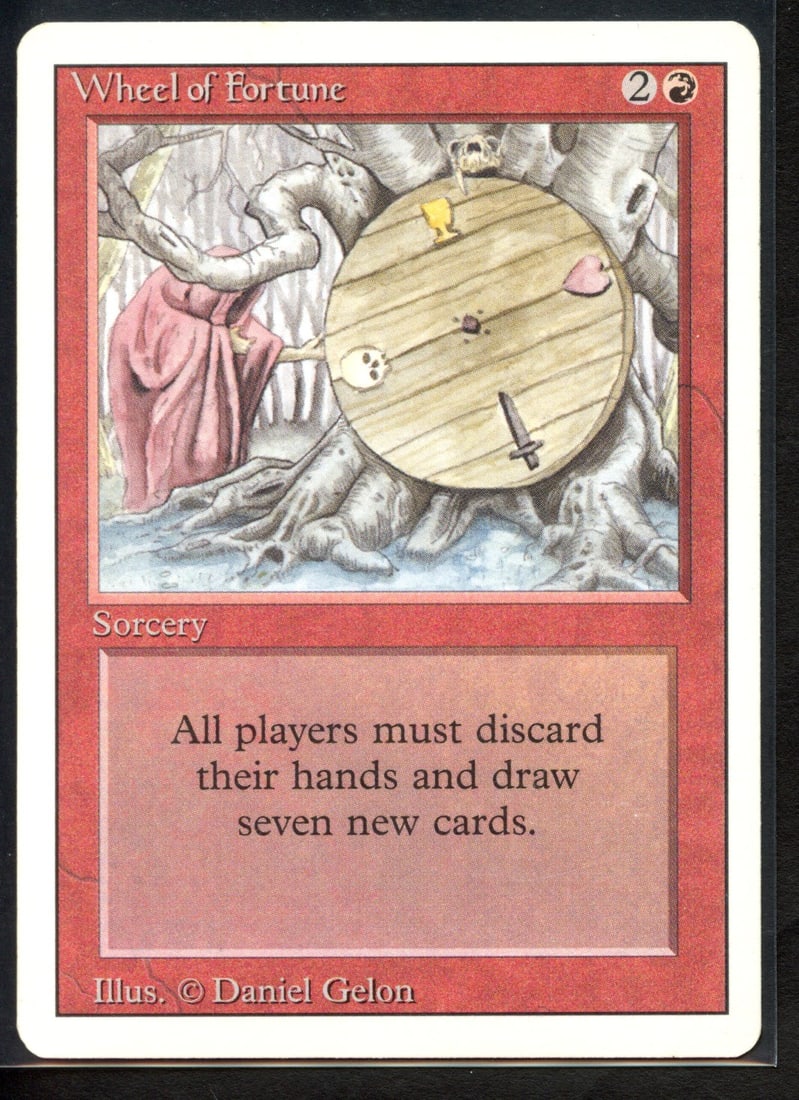 Wheel of Fortune - Revised (EX): Wheel of Fortune from Revised in Excellent Condition