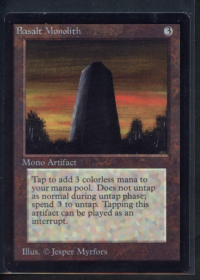 Basalt Monolith - Limited Edition Alpha (EX+) (1 of 2)
