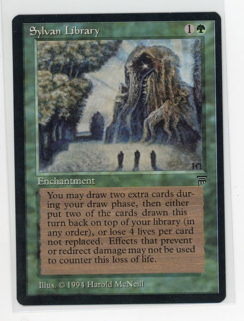 Sylvan Library - Legends (NM): Sylvan Library from Legends, in Near Mint condition.