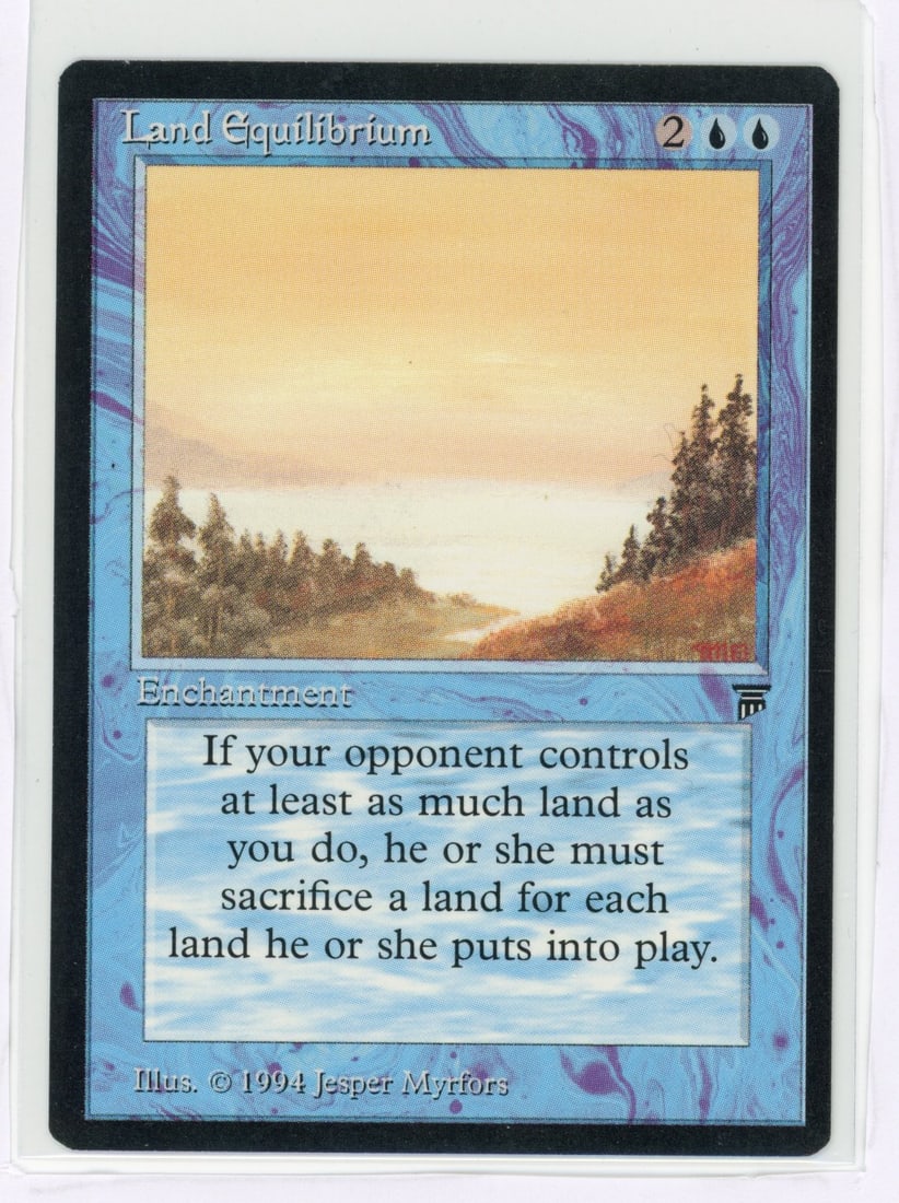Land Equilibrium - Legends (NM): Land Equilibrium from Legends, in Near Mint condition.