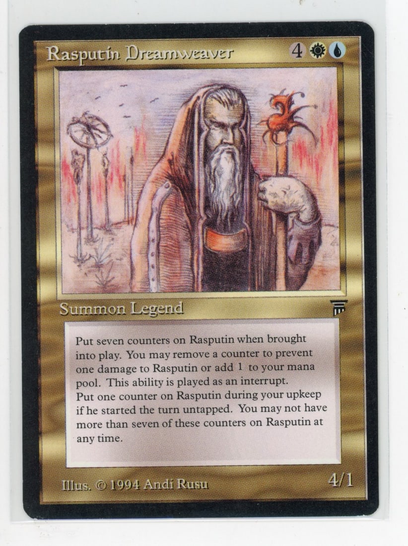 Rasputin Dreamweaver - Legends (EX): Rasputin Dreamweaver from Legends, in Excellent condition. Only very minor wear can be seen.