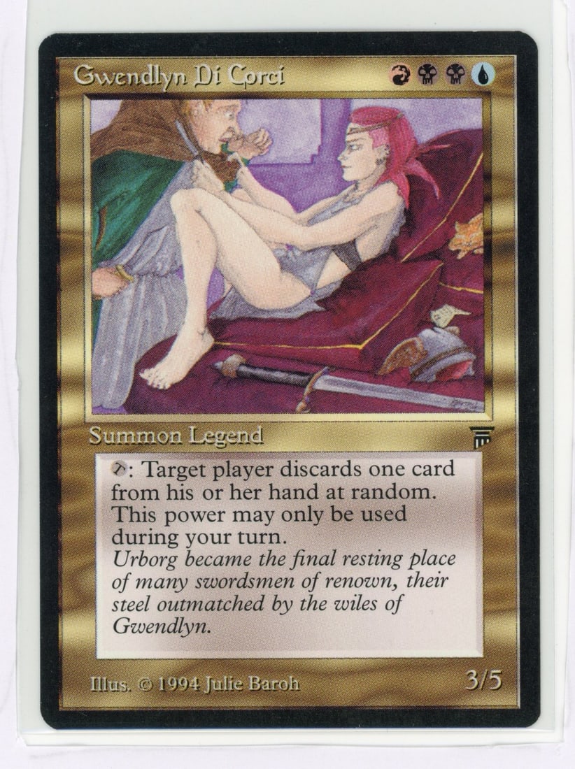 Gwendlyn Di Corci - Legends (EX): Gwendlyn Di Corci from Legends, in Excellent condition.Light surface wear and a couple of tiny dings on the border.