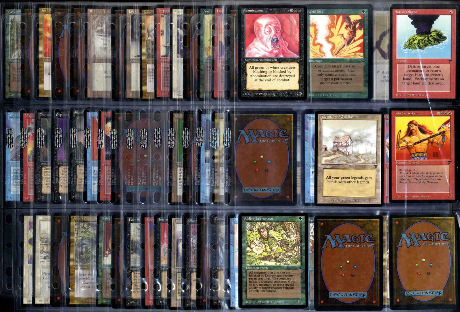 Legends 1994 - Partial Complete Set - 199 cards (1 of 20)