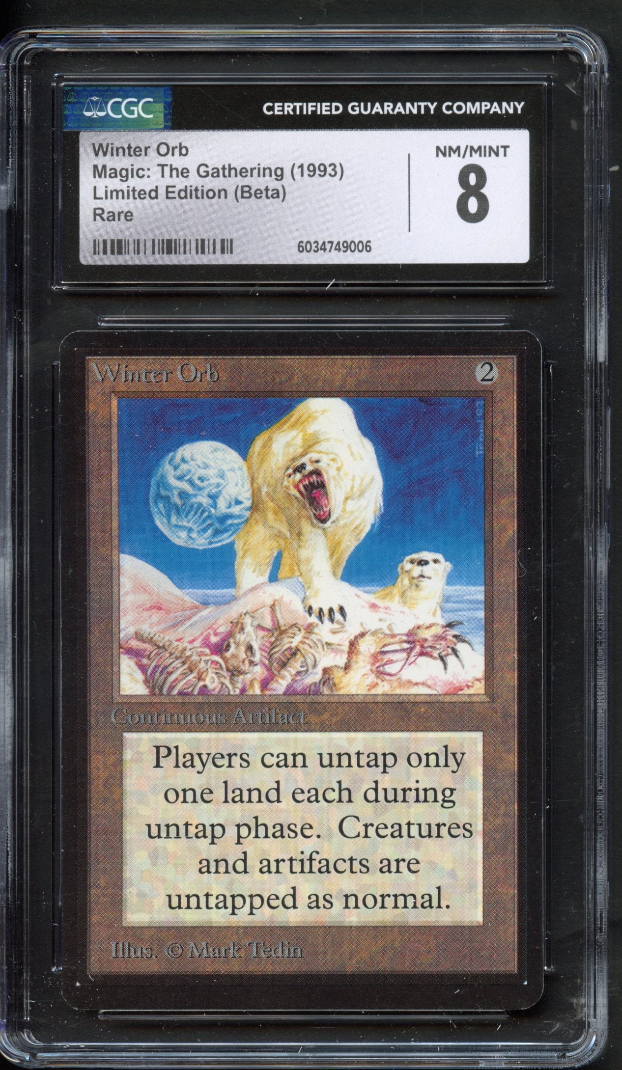 CGC 8 Winter Orb - Limited Edition Beta  (1 of 2)