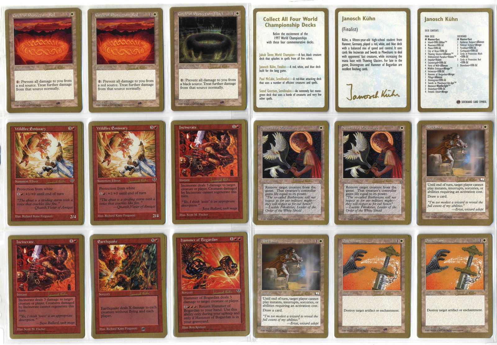 Magic Tournament Decks 1997 Collection (1 of 13)