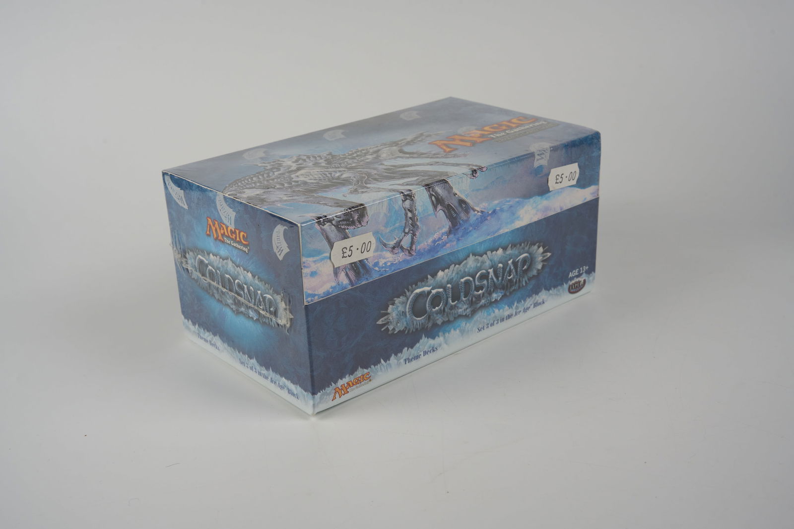 Coldsnap Theme Deck Display - SEALED: This sealed case features x12 sealed Theme Decks from the Coldsnap expansion, released July 2006.This item is in great condition with no damaged or dinged corners and has been in storage for over 10 y