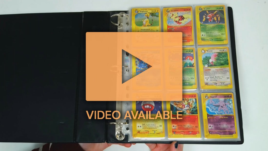 Complete Aquapolis Set #150/147 + 'Crystals': What do you get:A complete 150 card Aquapolis set, this includes one copy of every card from the main 147 card set and the three ‘secret’ rare ‘Crystal’ Pokémon. The set comes complete in an