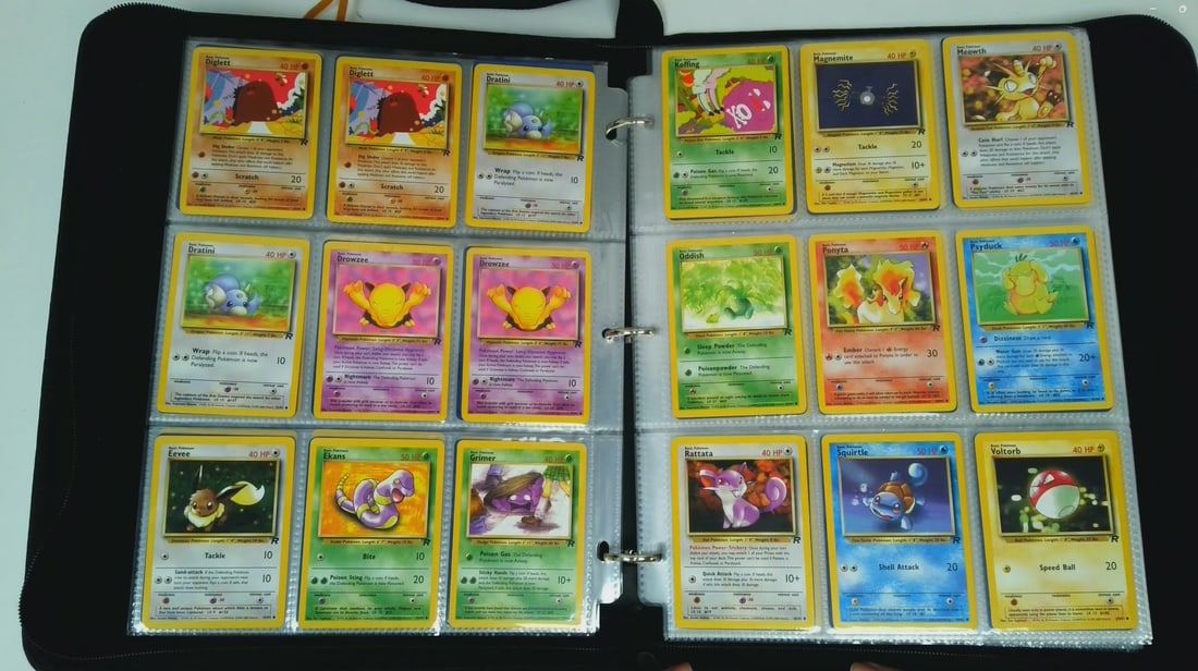 Vintage Pokemon Partial Set Collection: This lot features partial sets of Base Set, Fossil, Jungle, Team Rocket, and Gym Heroes.This is a childhood collection that has been well looked after. As such, the majority of cards are around the LP