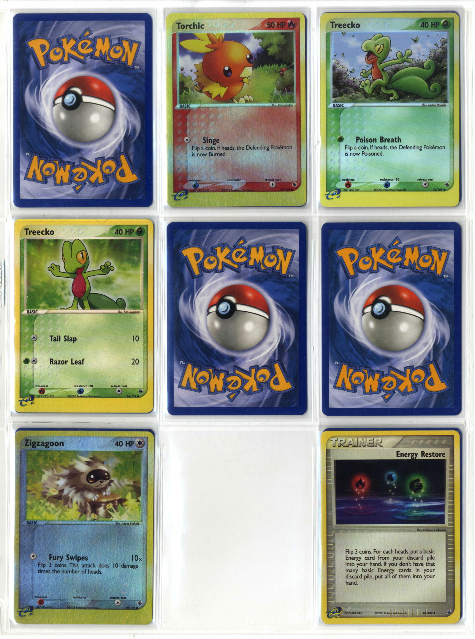 Ruby // Sapphire Partially Complete Master Set - 11