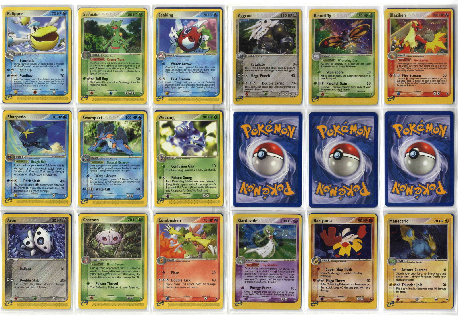 Ruby // Sapphire Partially Complete Master Set - 2