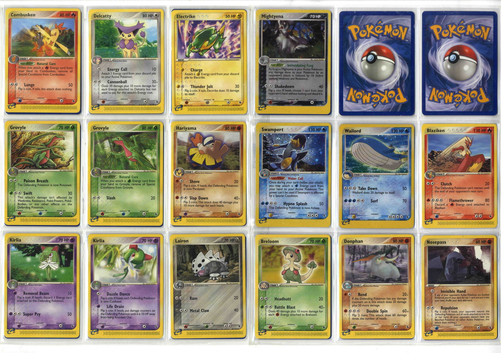 Ruby // Sapphire Partially Complete Master Set - 3