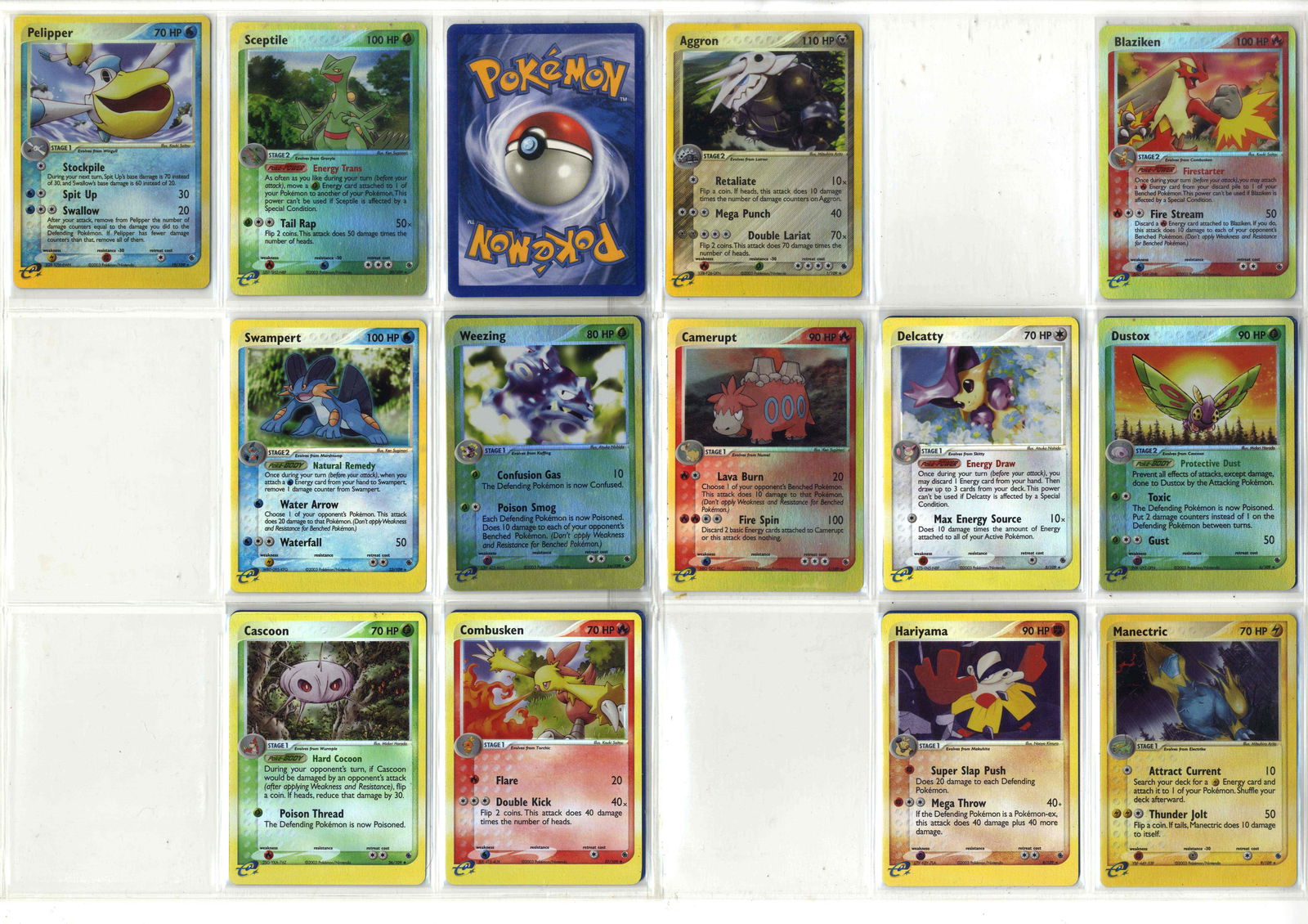 Ruby // Sapphire Partially Complete Master Set - 7