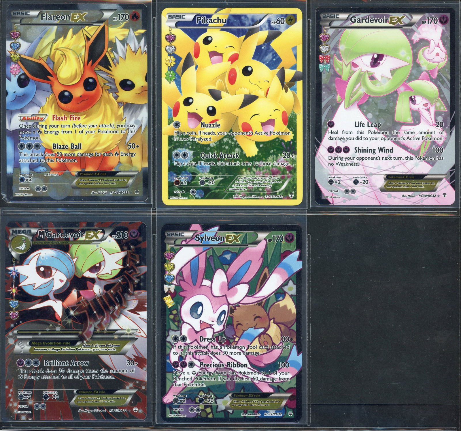 Generations Near-Complete Set (79/83 - 31/32 Radiant Collection): This lot features a nearly complete set of Generations from 2016. Only 4 cards are missing from the core set, and just one from the Radiant Collection. Many additional holos are included, with the bas