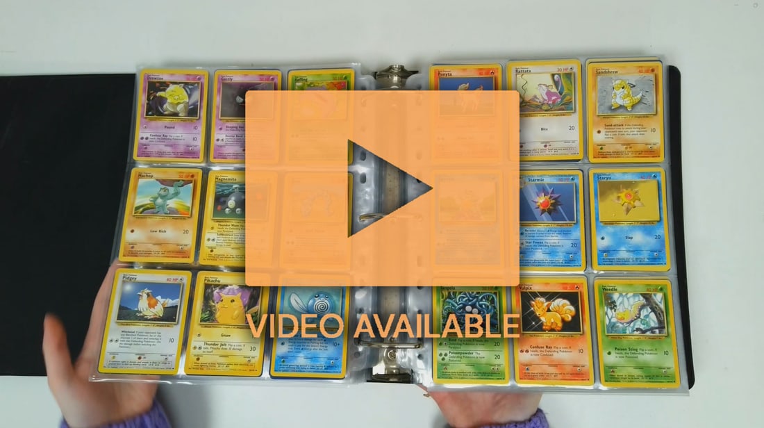 Base Set to Call of Legends Mega Collection: What you Get: This lot contains a massive Ultra Pro ring binder jam packed with Pokémon cards from the Base Set all the way to the Call of Legends expansion. It represents nearly 10 years worth of co
