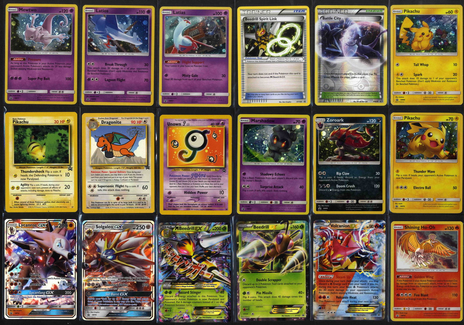 Black Star Promo Bundle (x24 cards): This lot features x24 Black Star Promo cards from across the TCG. Mostly in LP-NM condition, these cards have been well looked after and offer a wide range of different styles and eras perfect for any
