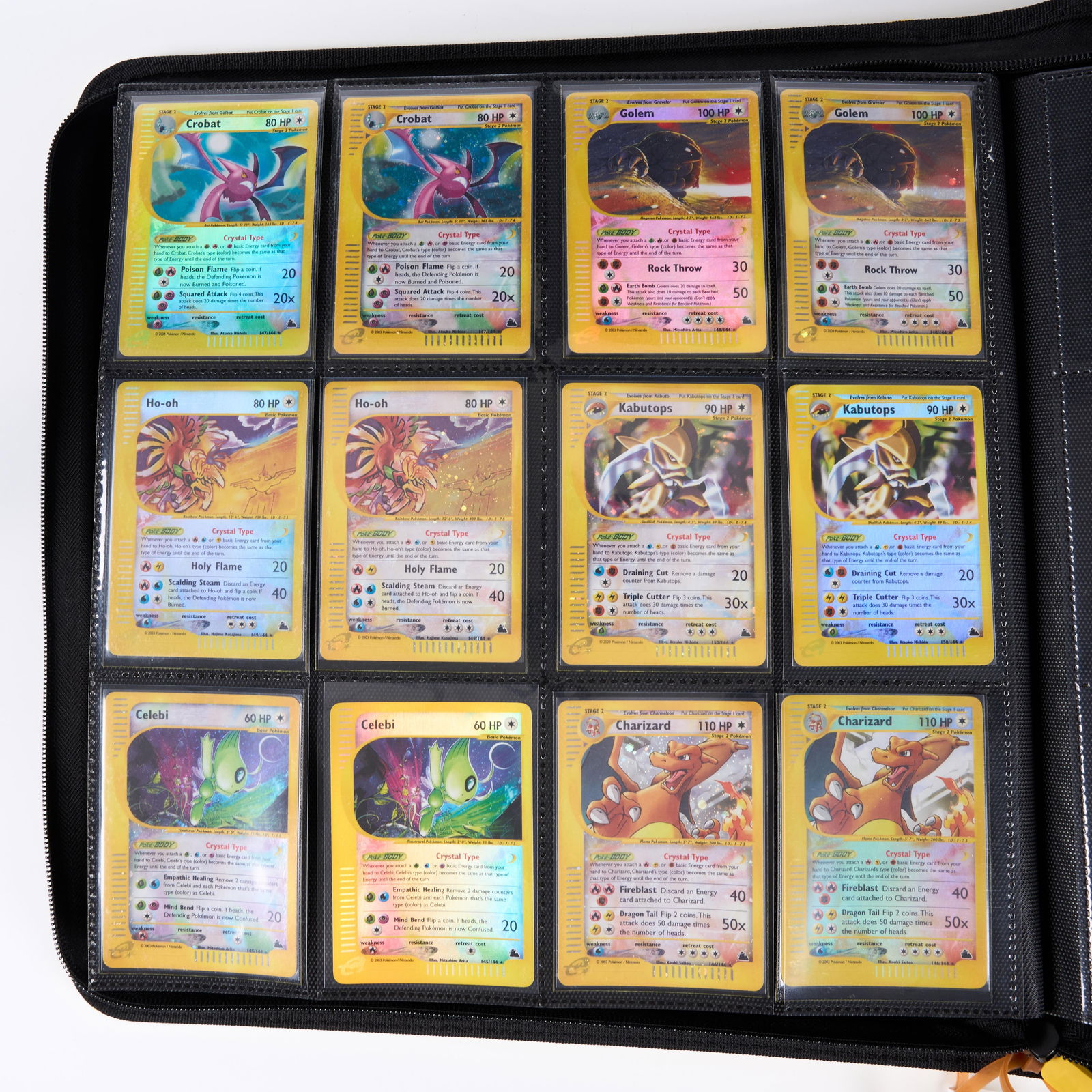 Pokemon TCG - Skyridge Master Set #327 Cards - All Crystals: The most coveted Pokemon set of all time, this partially complete Master Skyridge Set is just missing 5 cards from a complete set but does contain all of the highly collectable crystal Pokemon. You wi