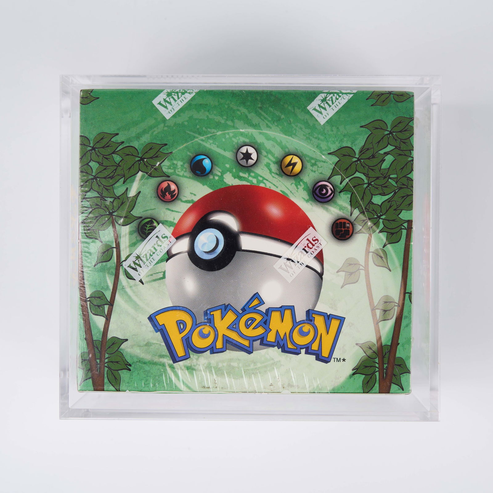 Pokemon Jungle Unlimited Sealed Booster Box 1999: Released in June 1999 the Jungle expansion was the second ever Pokemon TCG set. This unlimited booster box contains 36 booster packs, each containing 11 cards for a total of 396 cards and is sealed in
