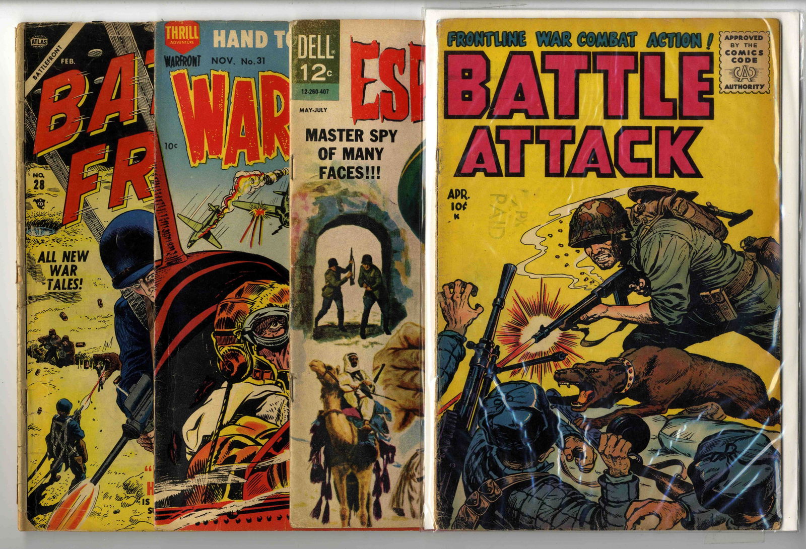 Group of Golden Age War Comics (Various Publishers 1940s-1950s) Bundle of 25 Issues (1 of 6)
