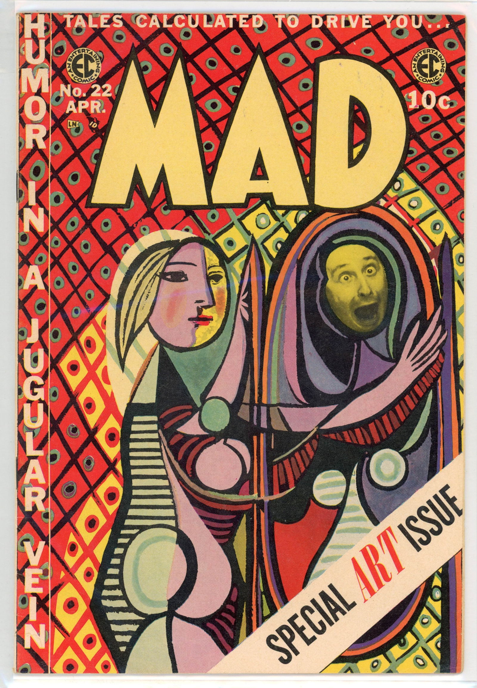 Mad #22 (EC, 1955) Interior photos by Harvey Kurtzman: Mad #22 (EC, 1955). Special Art Issue. Cover art by Harvey Kurtzman. Interior photos by Harvey Kurtzman. Interior art by Bill Elder. Story by Lyle Stuart and Kurtzman. Condition is VF. Minor wear to s