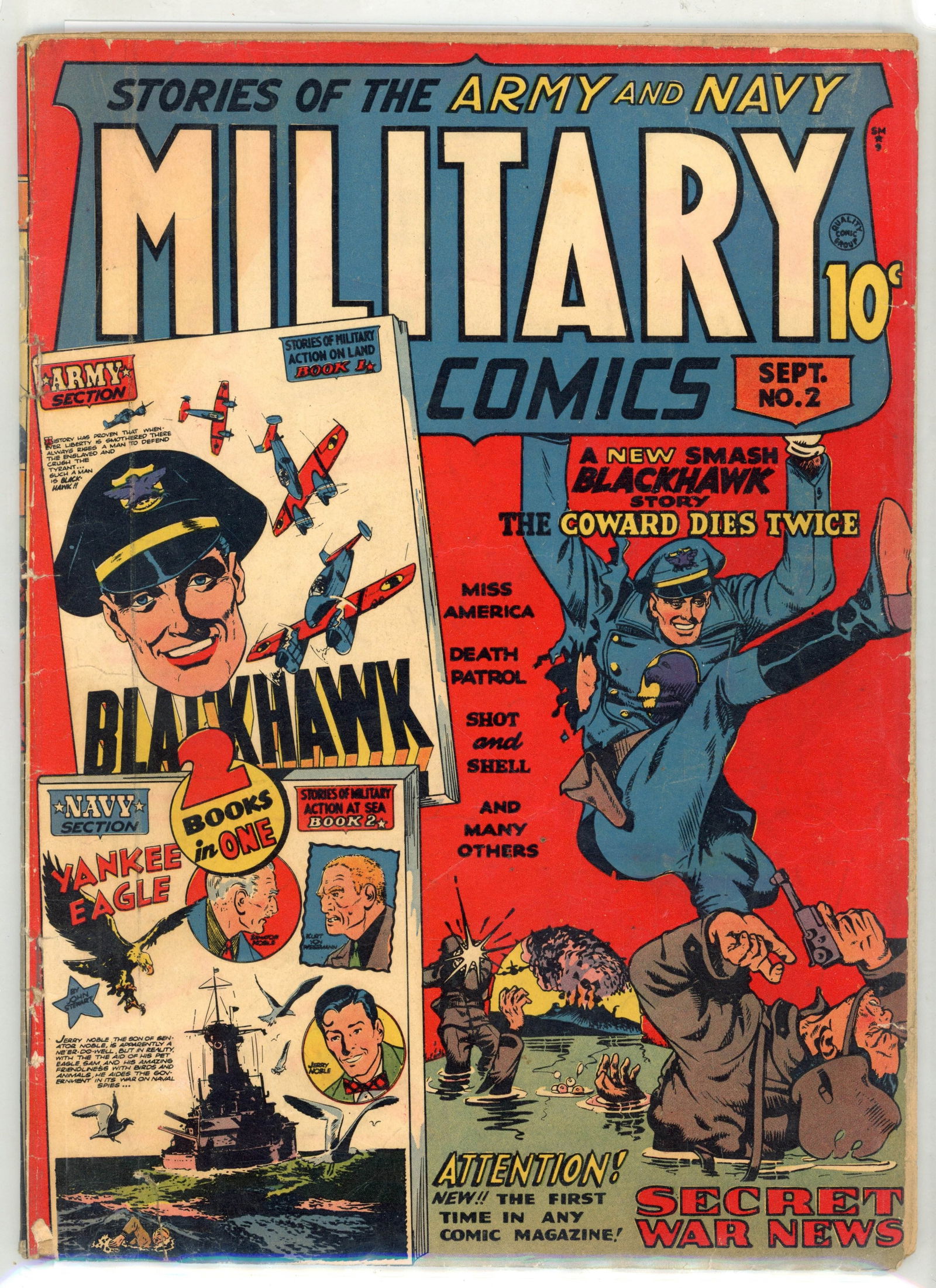 Military Comics #2, #3, #26, and #40 (Quality Comics 1941-1945) (1 of 4)