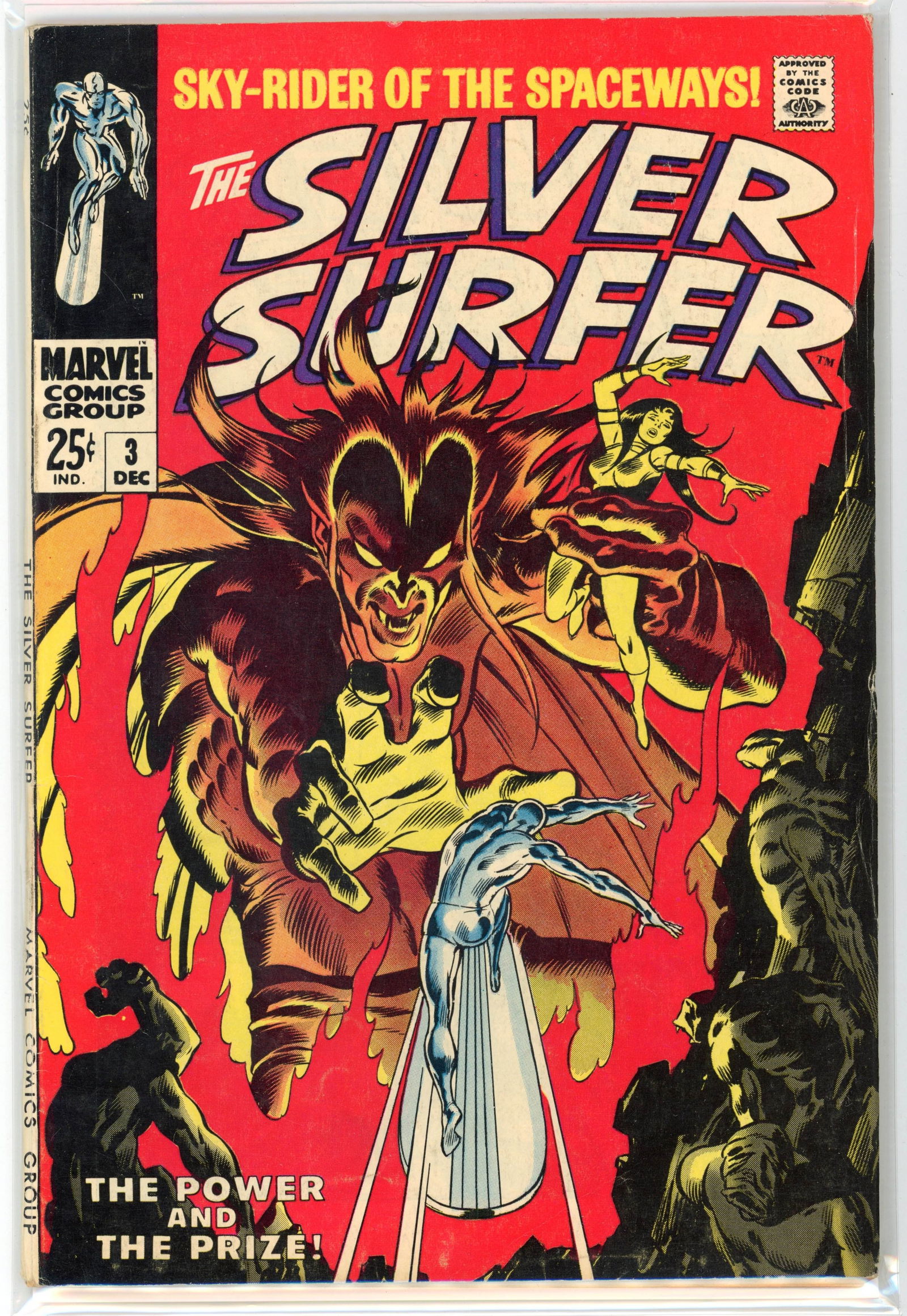 Silver Surfer #3 (Marvel Comics, 1968) First appearance of Mephisto (1 of 2)