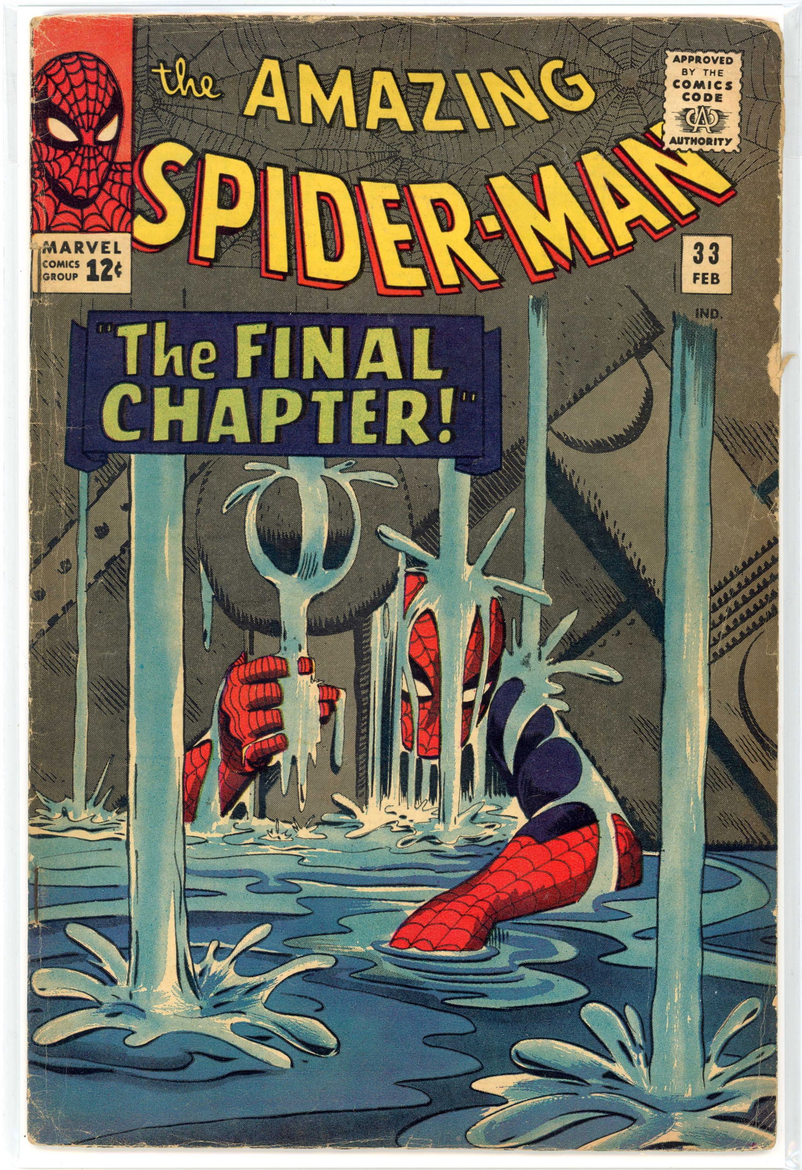 Amazing Spider-Man #33 (Marvel Comics, 1966) Classic Steve Ditko cover. (1 of 1)