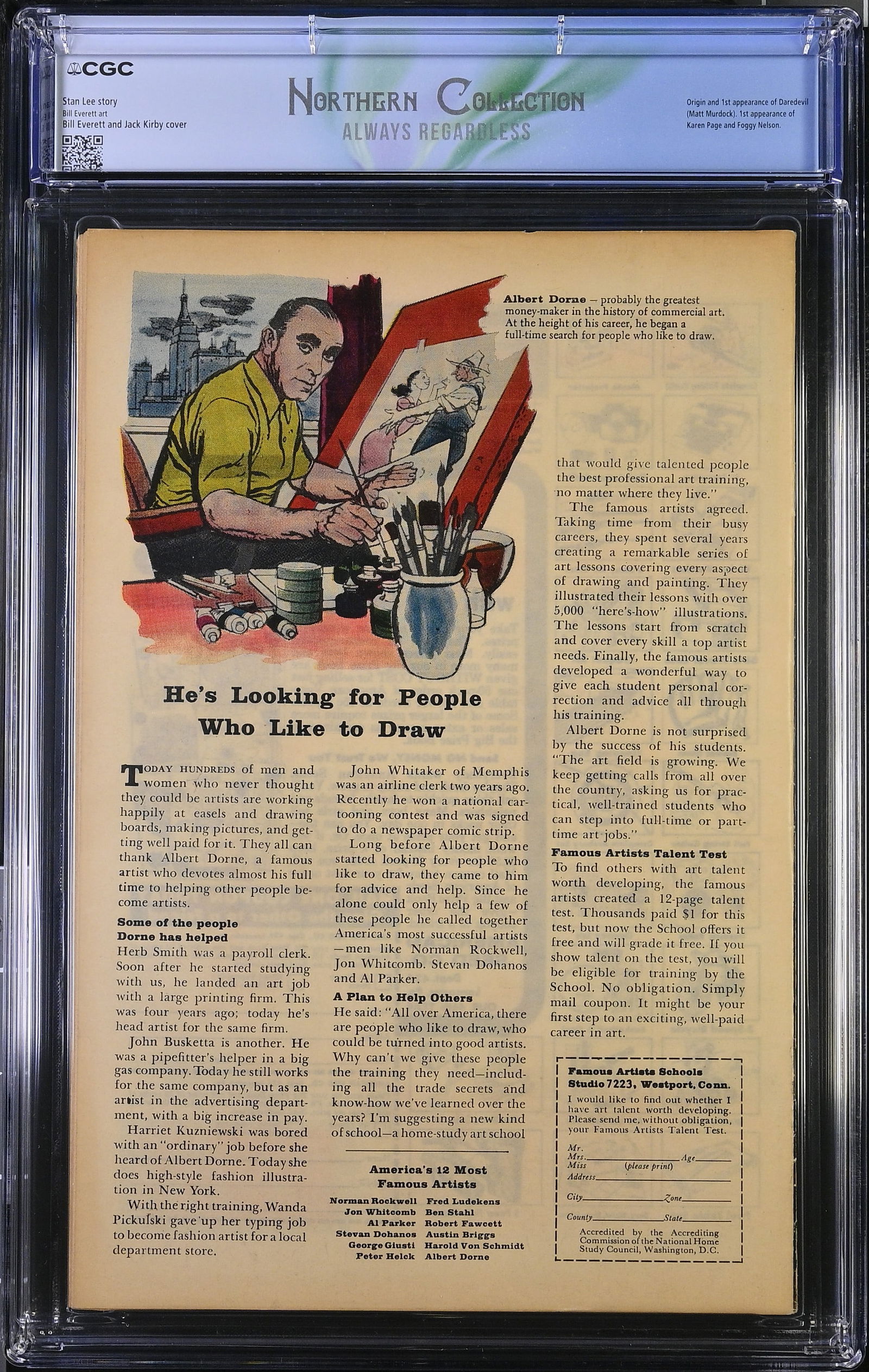 Daredevil #1 (Marvel Comics, 1964) CGC 8.5 - First Daredevil - 2