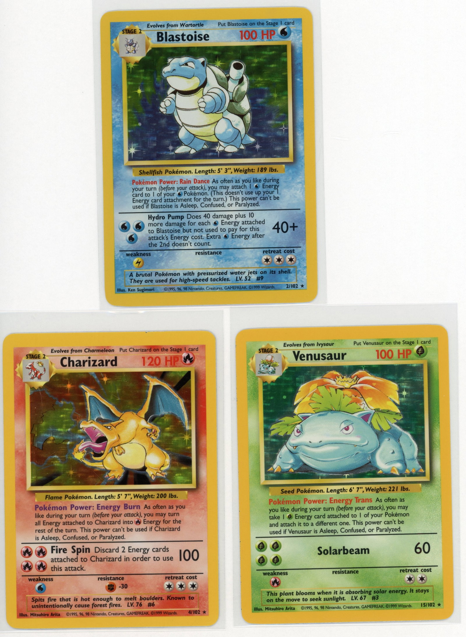 Base Set - ??Unlimited & 4th Print - All Holos + Partia: This set features all holos (no Machamp) and a bundle of the remaining common and uncommon cards from the Base Set.The holos in this bundle are all between very light play to near mint condition, with