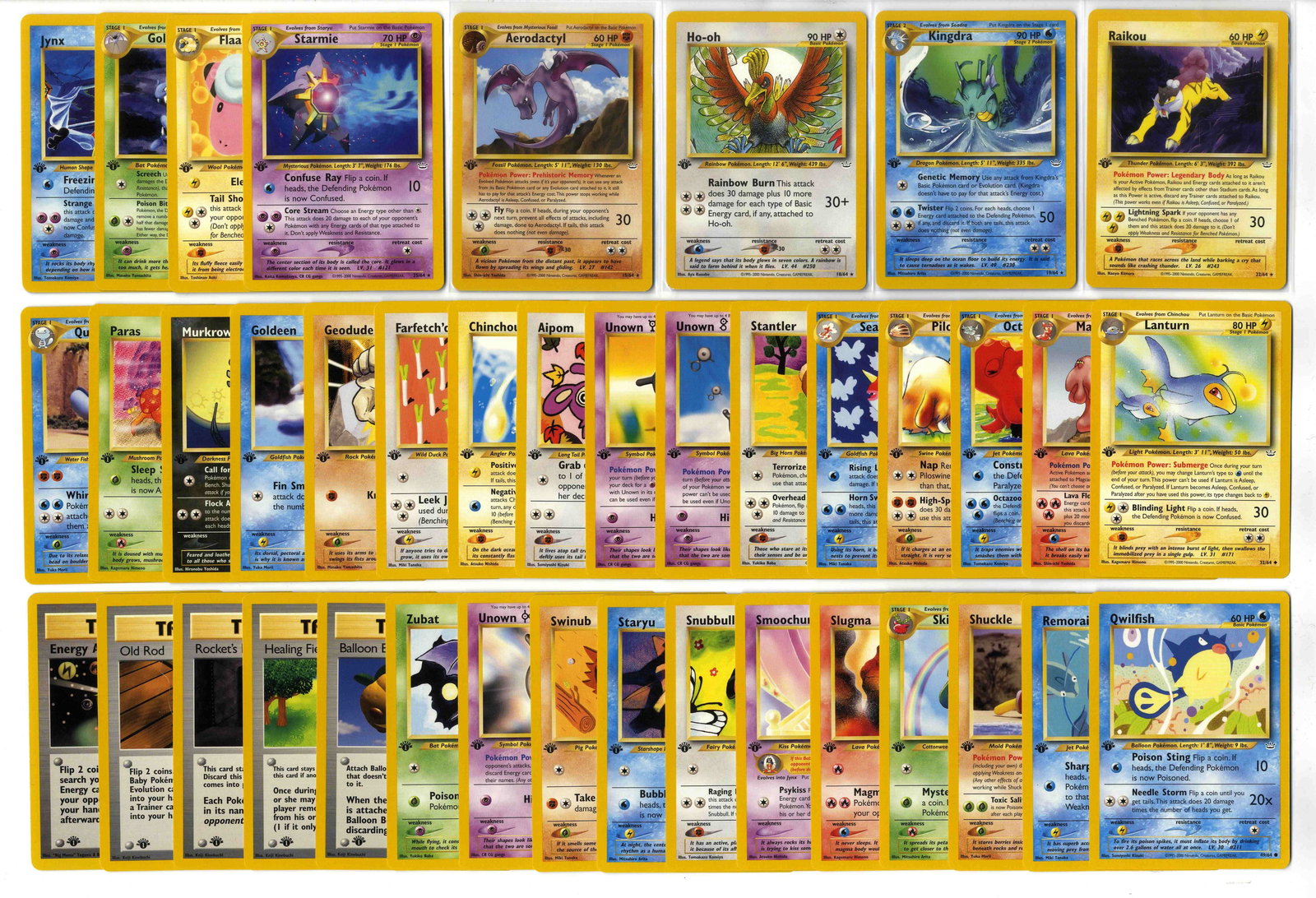 Neo Era 1st Edition 164 Card Collection (1 of 6)