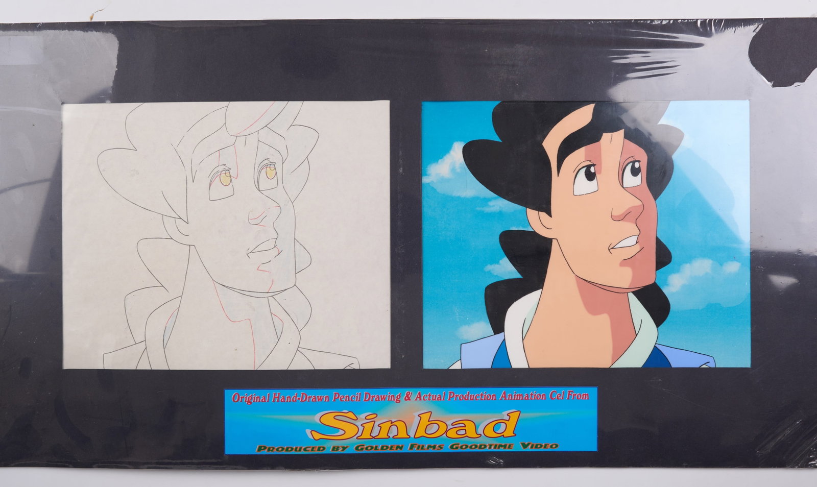 Sinbad and Three Musketeers Original Production Animation Cels And Pencil Drawings (Golden Films, (1 of 12)