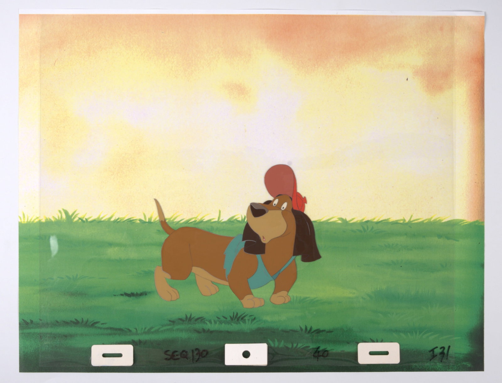 All Dogs Go To Heaven Original Hand Painted Itchiford Production Cel (MGM, 1989) (1 of 3)