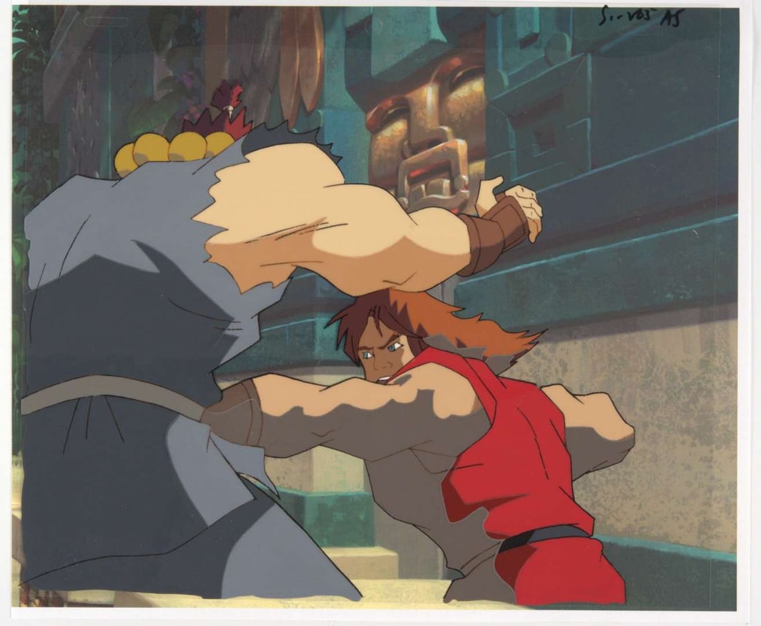 Street Fighter The Animated Series Original Hand Painted Production Cels (Capcom, 1995-1997) Total 3 (1 of 2)